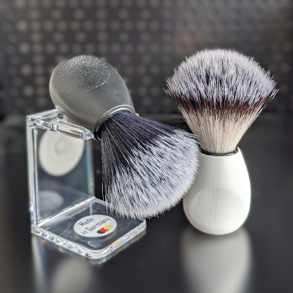 Shaving brush Black & White made in Germany