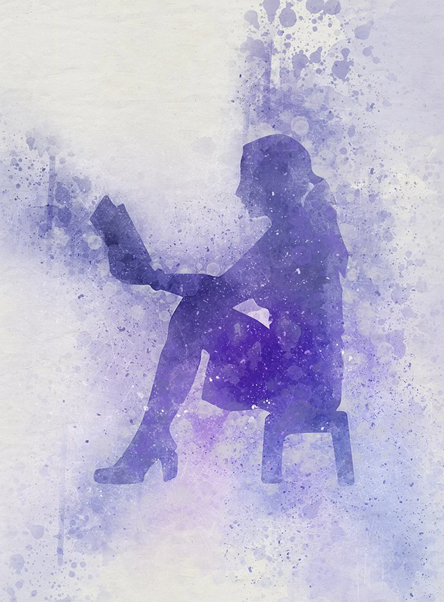 woman sitting on chair