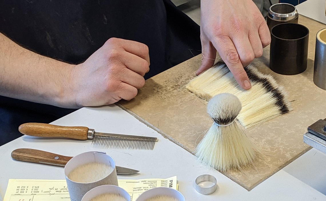 Shaving brushes handmade in Germany